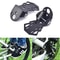 Bike Rear Foot Pedals Set HeavyDuty Cycling Footrests For Passenger Comfort Mounts On Rear Wheel Ax 1