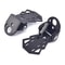 Bike Rear Foot Pedals Set HeavyDuty Cycling Footrests For Passenger Comfort Mounts On Rear Wheel Ax 2