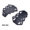 Bike Rear Foot Pedals Set HeavyDuty Cycling Footrests For Passenger Comfort Mounts On Rear Wheel Ax 9