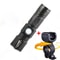 Lumen Bike Light Set USB Rechargeable LED Waterproof Super Bright Zoom Headlight Rear Light for MTB Road Bicycle