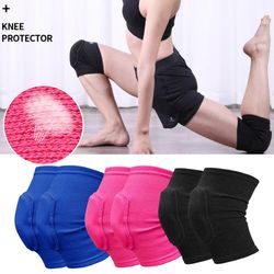 sports compression knee pads,thickened sponge knee brace support for workout, dancing & training,elastic knee protector