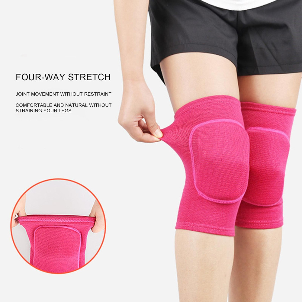 Sports Compression Knee Pads,Thickened Sponge Knee Brace Support for Workout, Dancing & Training,Elastic Knee Protector