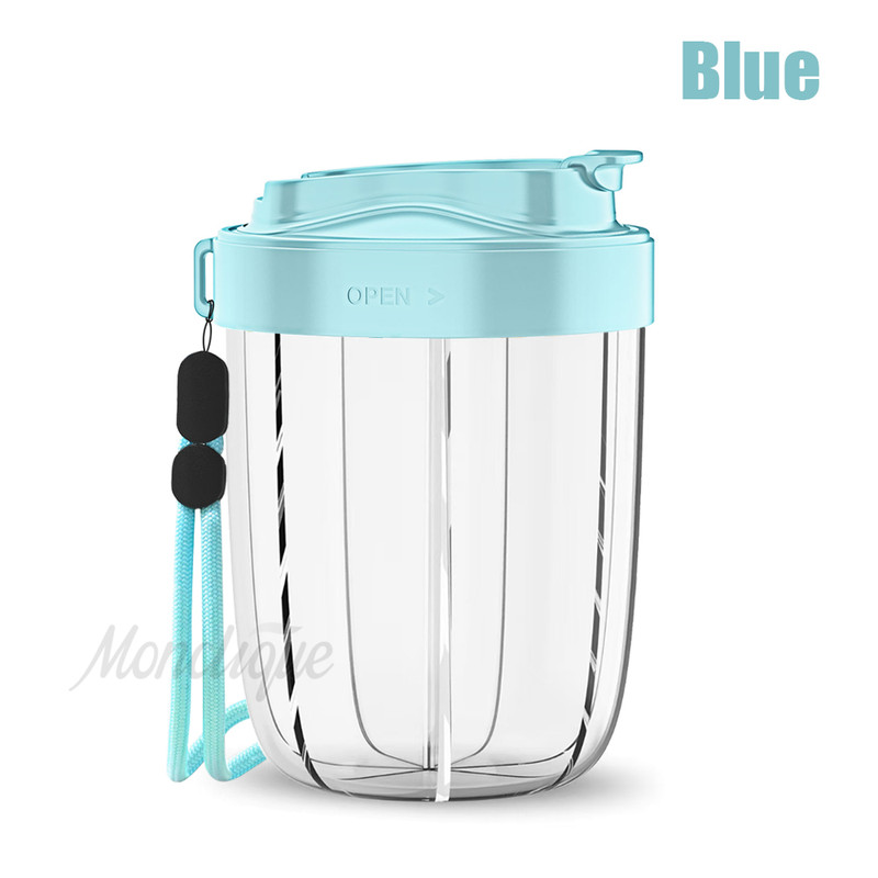 Pill Cup Bottle Organizer Supplement Organizer for Holding 7 Various Vitamins Travel Pill Case Box Straw Container
