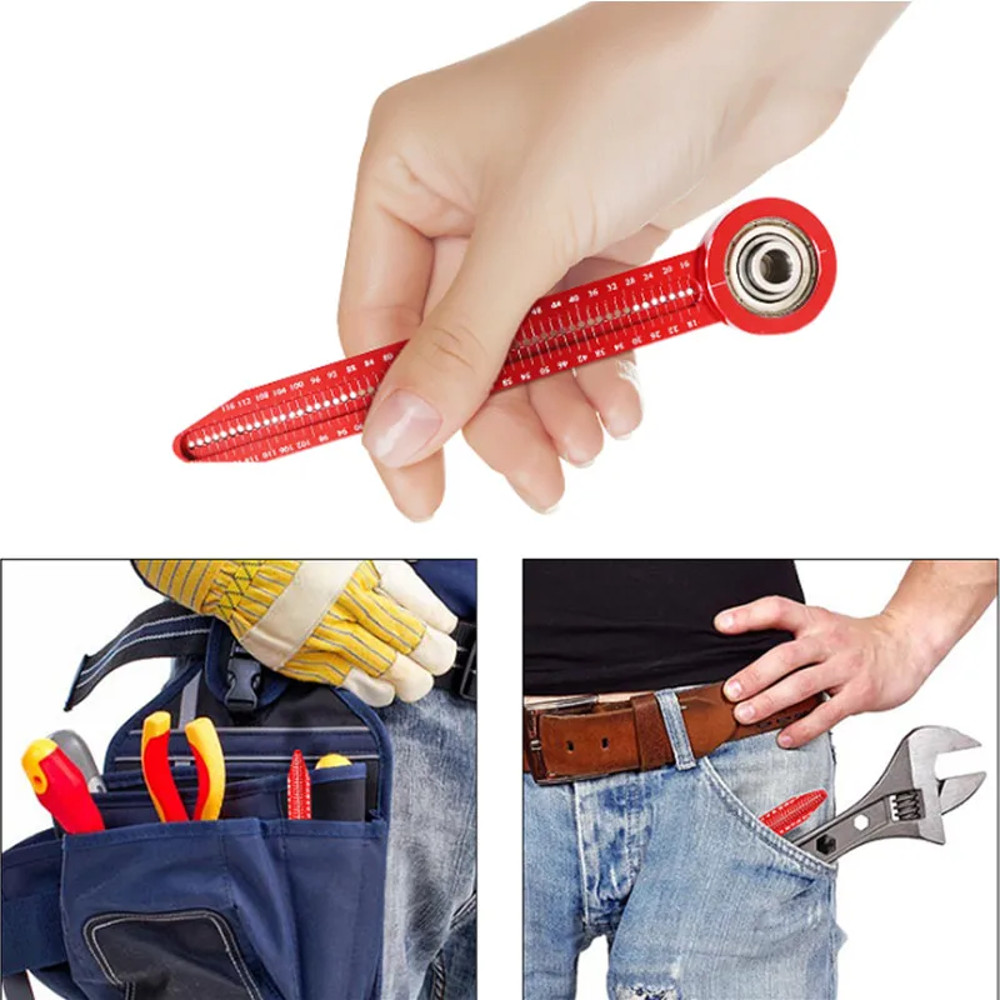 Precision Drawing Measurement Tool,Fixed Point Marker & Adjustable Circular Ruler for Woodworking,Drafting, DIY Projects