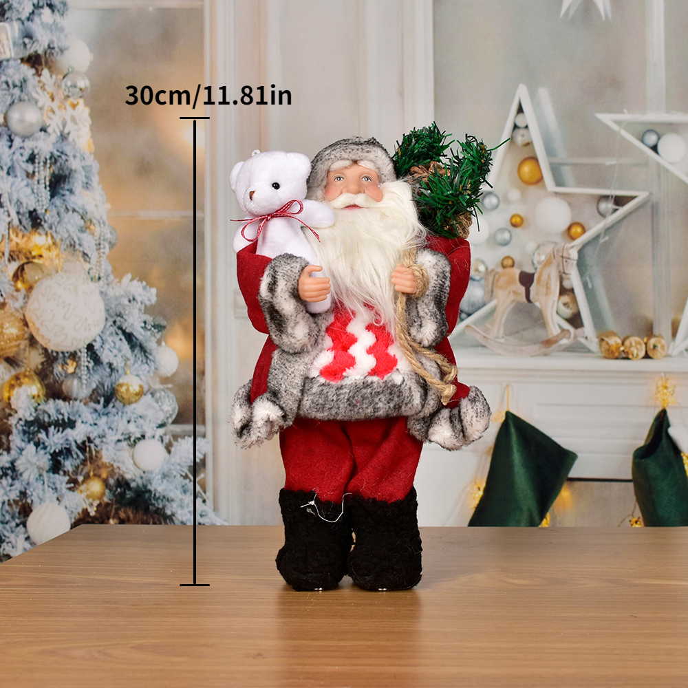 Santa Claus Christmas Decorations, Layout Window Decoration, Holiday Decoration Ornaments