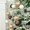 Christmas Tree Decoration Ball Satin Christmas Ball Pendant New Year Decorative Ball Set With Gift  2