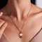 Cute Christmas Necklaces For Women Enamel Christmas Tree Santa Claus Bells Pendants Necklaces Girls 3