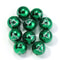 Color Printed Big Ball Bead, Christmas Acrylic Beads, for Christmas Tree Party Decoration, Ornament Making Accessories