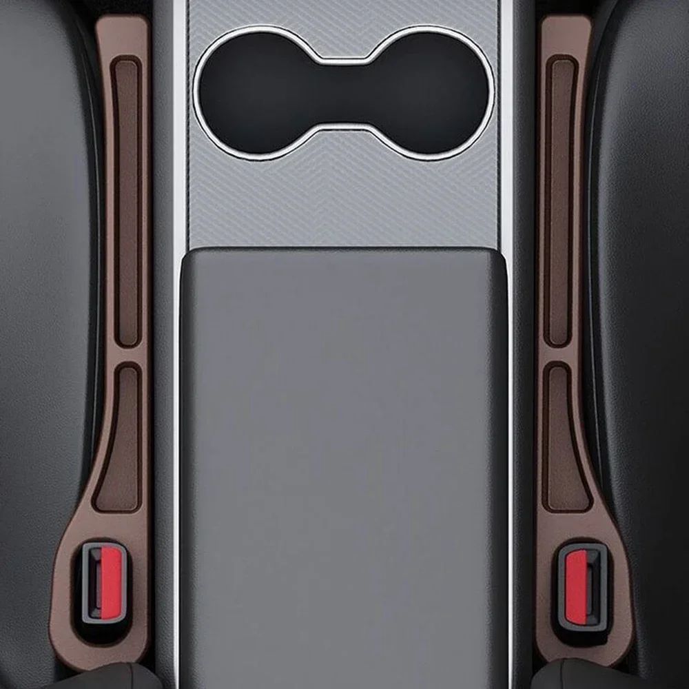 Car Seat Gap Filler Elastic Center Console Side Crevice Filler Strip Drop Blocker For Phones Keys