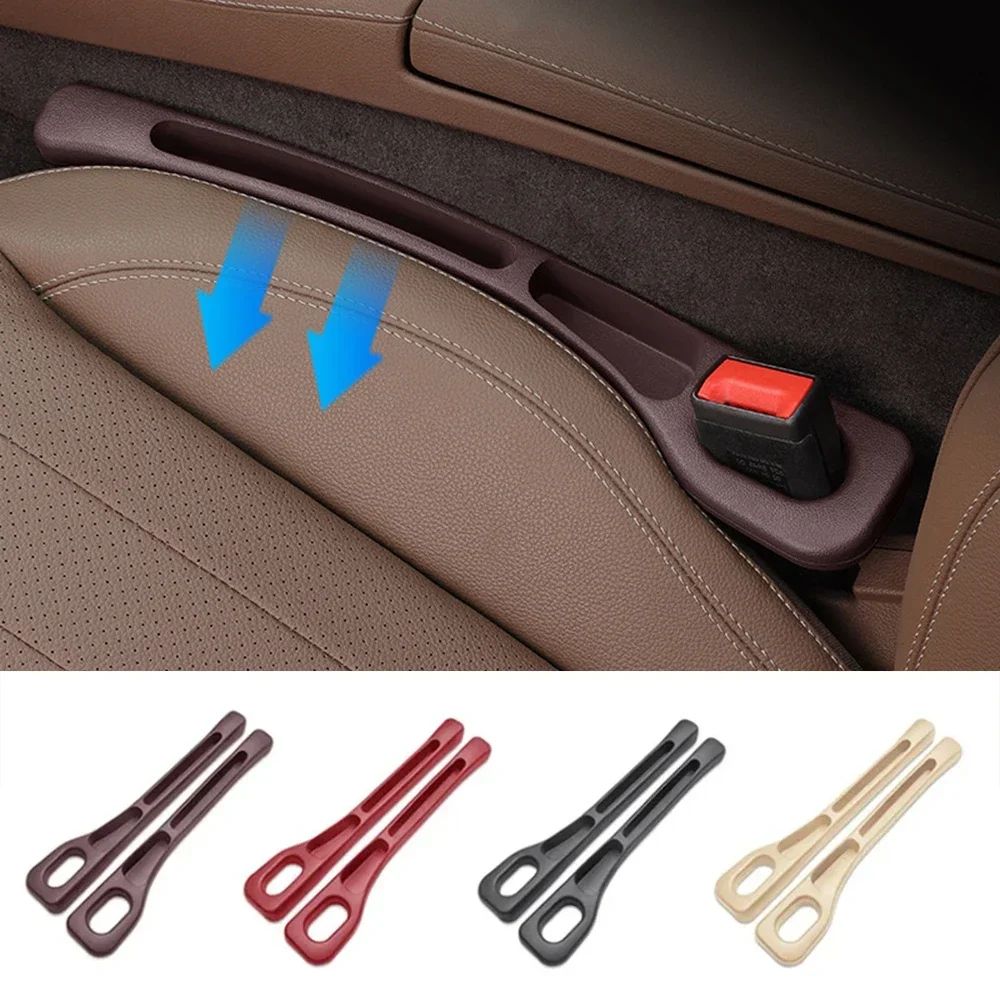 Car Seat Gap Filler Elastic Center Console Side Crevice Filler Strip Drop Blocker For Phones Keys
