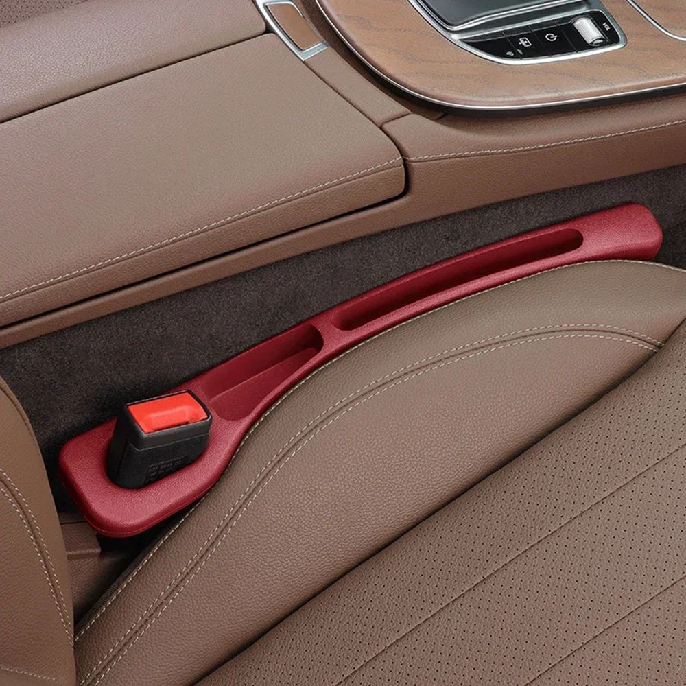 Car Seat Gap Filler Elastic Center Console Side Crevice Filler Strip Drop Blocker For Phones Keys