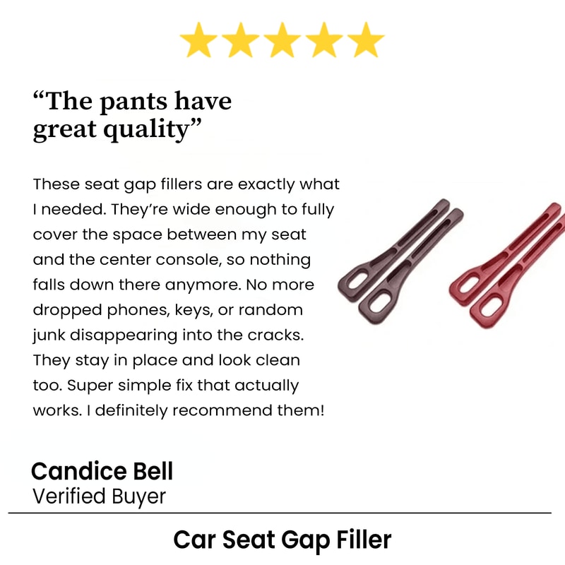 Car Seat Gap Filler Elastic Center Console Side Crevice Filler Strip Drop Blocker For Phones Keys 5