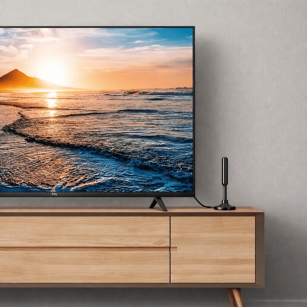 Long Range Indoor HDTV Antenna Upgraded Digital HD TV Antenna With Signal Booster Reception For Fre 0