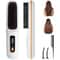 Ionic Hair Straightener Brush with Ceramic Comb Fast Heating Portable Styling Tool