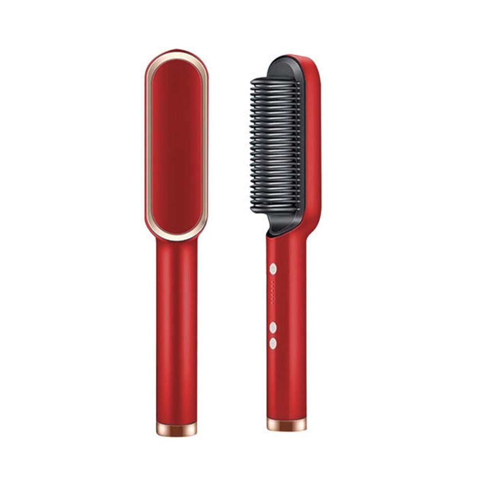 Mini Hair Straightener Brush Comb – Portable hair straightener brush for Fast Styling