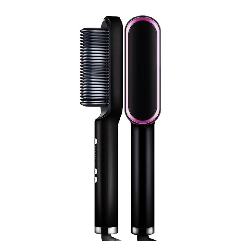 Mini Hair Straightener Brush Comb – Portable hair straightener brush for Fast Styling