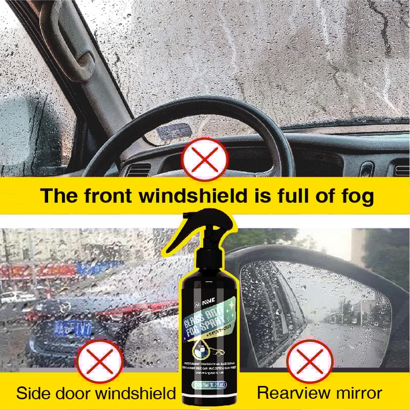 Anti Fog Spray For Car Windows Long Lasting Hydrophobic Glass Coating 5