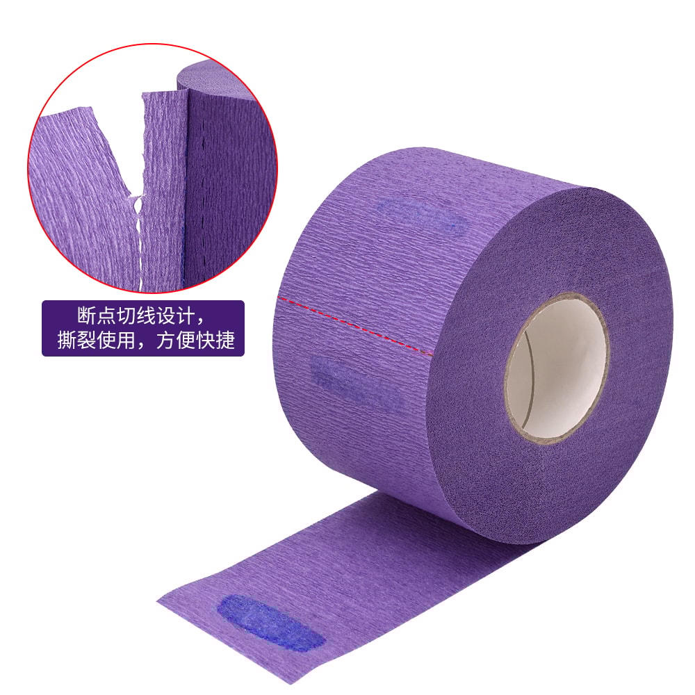 Disposable Hairdressing Neck Strips Roll Barber Neck Paper for Clean Haircuts