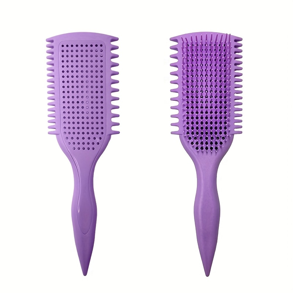Bouncy Curling Hair Brush Detangling Comb With Scalp Massage For Wet Dry Styling 8