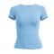 Slim Fit Knit Tee for Women Soft O Neck Streetwear Top