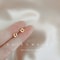 Gold Butterfly Heart Cartilage Stud Earrings For Women Mini Helix Tragus Jewelry 5