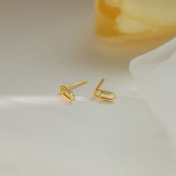 gold butterfly heart cartilage stud earrings for women mini helix tragus jewelry