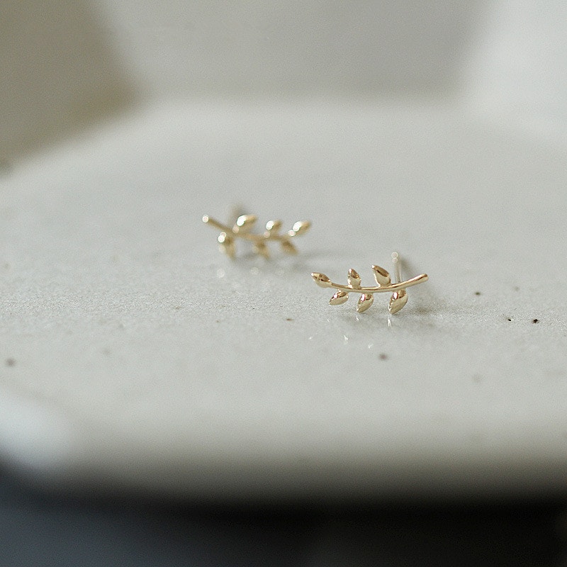 Gold Butterfly Heart Cartilage Stud Earrings For Women Mini Helix Tragus Jewelry 16