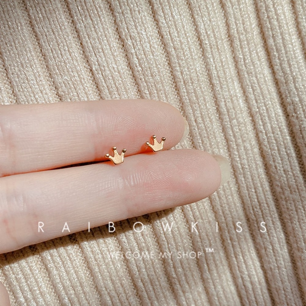 Gold Butterfly Heart Cartilage Stud Earrings For Women Mini Helix Tragus Jewelry 29