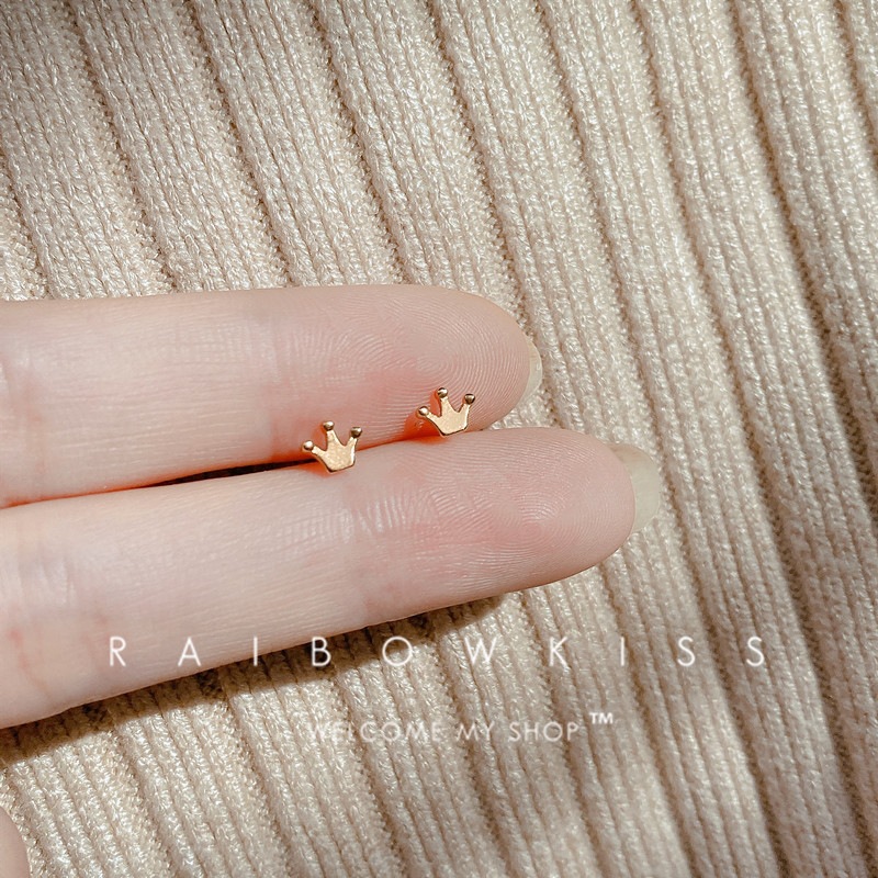 Gold Butterfly Heart Cartilage Stud Earrings For Women Mini Helix Tragus Jewelry 29