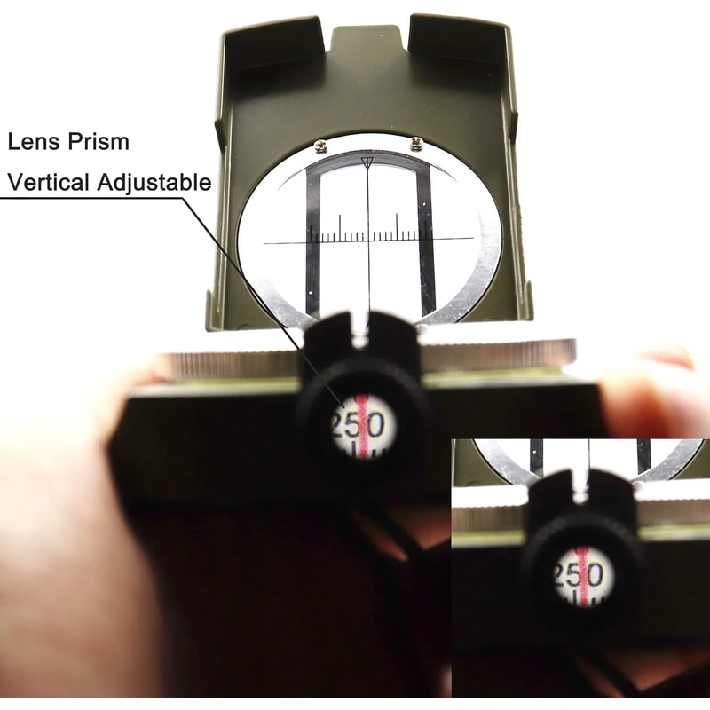 Precision Tactical Survival Compass Waterproof Military Lensatic Navigation Tool 1