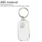 Mini Compass Keychain with Thermometer Portable Survival Compass Keyring for Outdoor Navigation