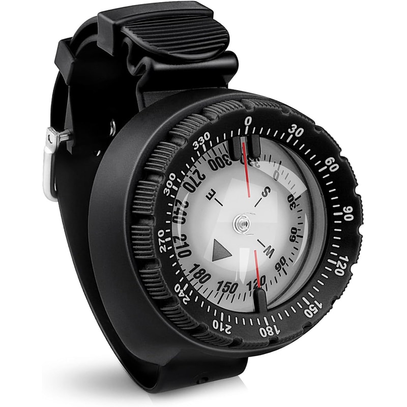 Professional Underwater Diving Compass Watch Waterproof Luminous Scuba Navigator