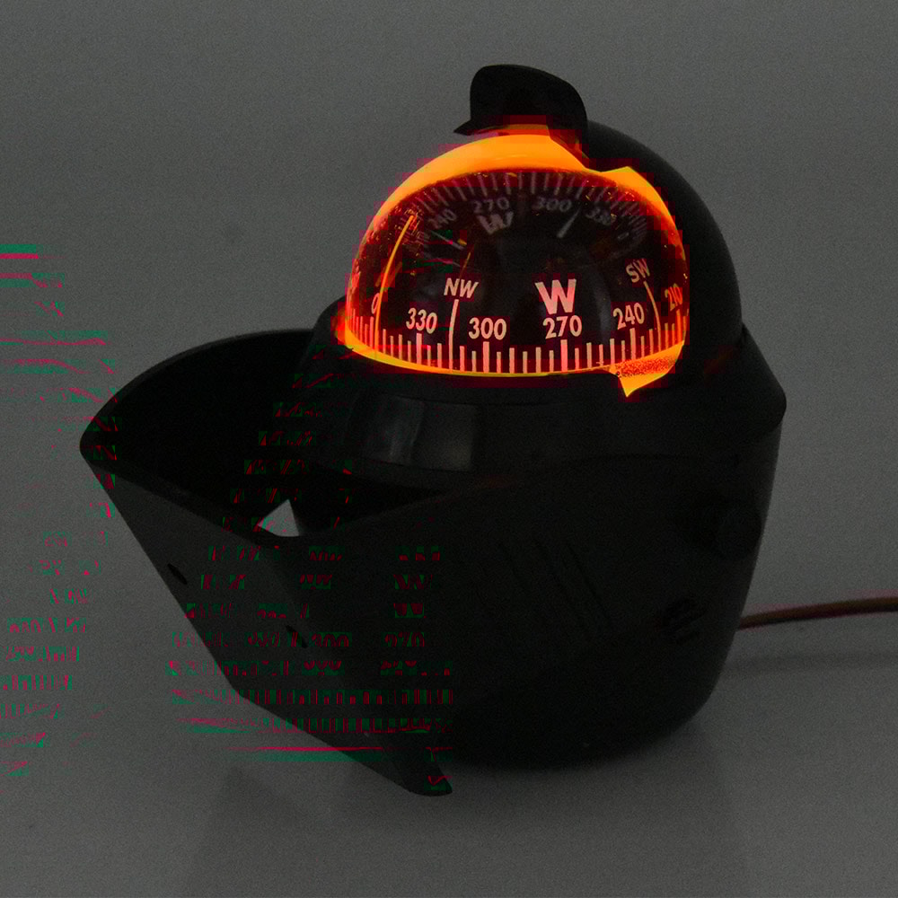 Marine Boat Compass With LED Light Waterproof Pivoting Navigation Compass For Accurate Marine Dire 3