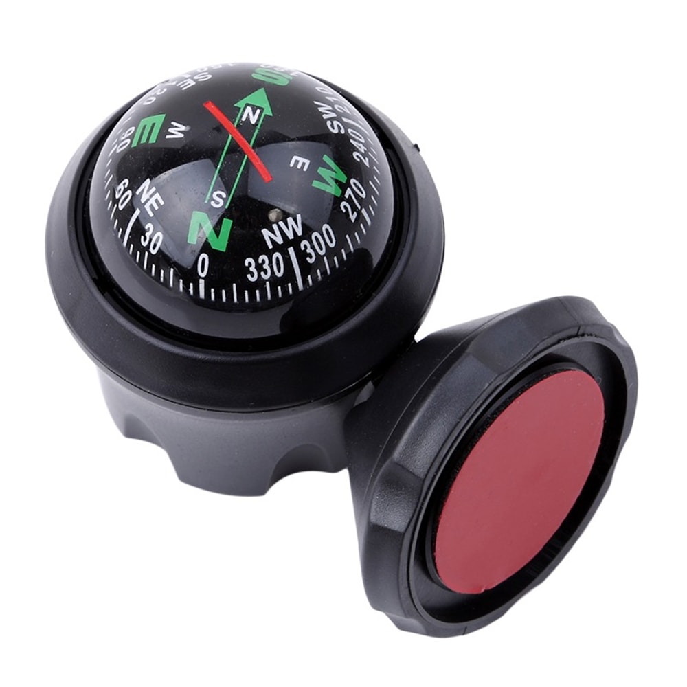 Rotating Car Compass with Suction Mount Dashboard Navigation Compass