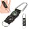 Survival Carabiner Keychain with Compass & Thermometer for Hiking and Camping