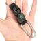 Survival Carabiner Keychain with Compass & Thermometer for Hiking and Camping