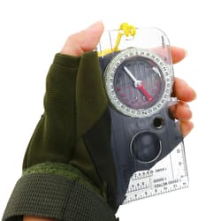 military lensatic compass precision hiking navigation tool