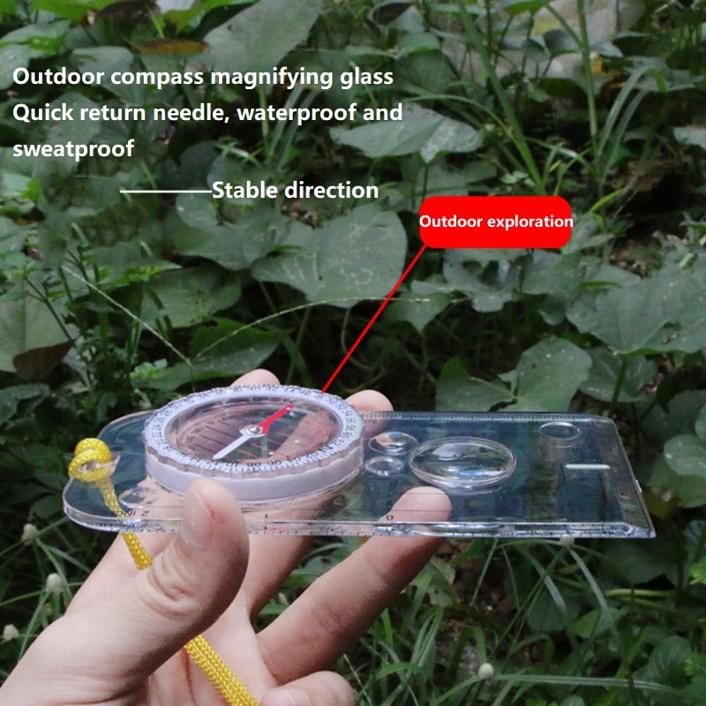 Military Lensatic Compass Precision Hiking Navigation Tool