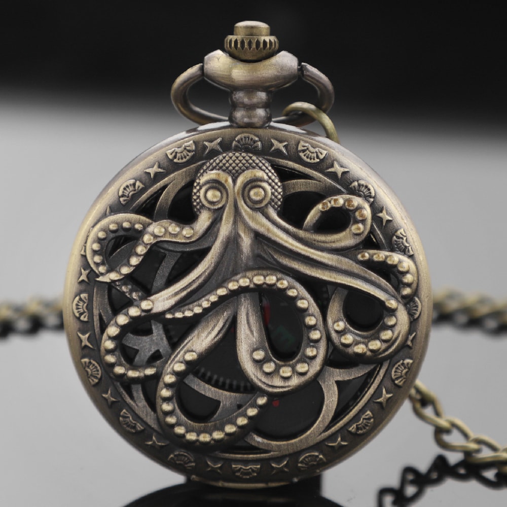 Vintage Brass Pocket Compass Watch Pendant For Hiking Camping Navigation Gift 1