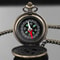 Vintage Brass Pocket Compass Watch Pendant For Hiking Camping Navigation Gift 3