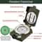 Tactical Survival Compass Waterproof Military Hiking Navigation Tool with Lensatic Sighting