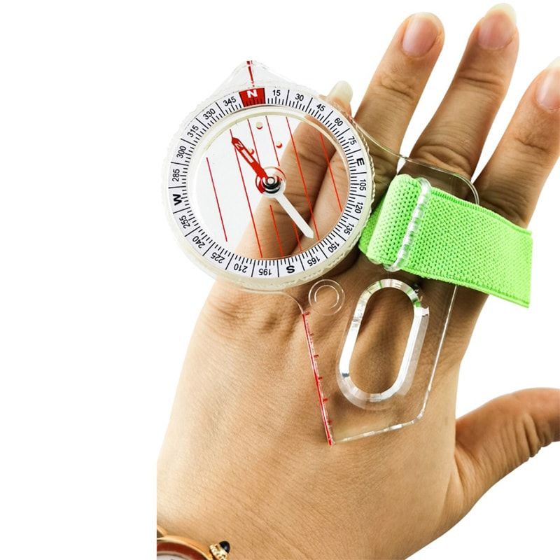 Professional Thumb Compass for Orienteering Lightweight Orienteering Compass for Hiking & Navigation