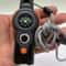 Survival Whistle with Compass Thermometer & LED Flashlight for Outdoor Safety