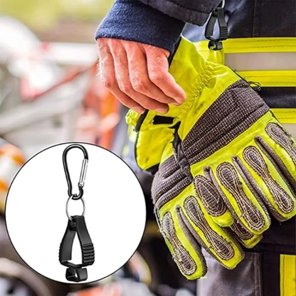 Heavy Duty Work Glove Clip Holder Durable Aluminum Safety Glove Hanger