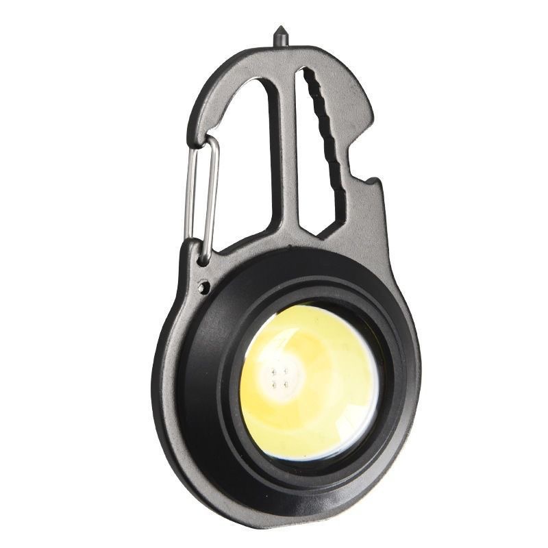 Rechargeable Mini Keychain Flashlight COB LED Portable Work Light for Camping Emergency Repair