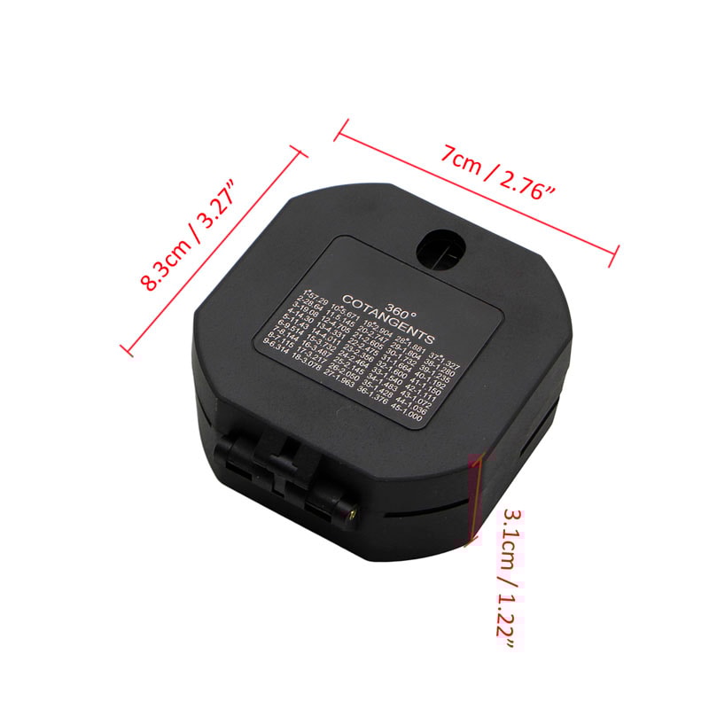 Precision Geological Compass with Clinometer Waterproof Survival Orienteering Tool