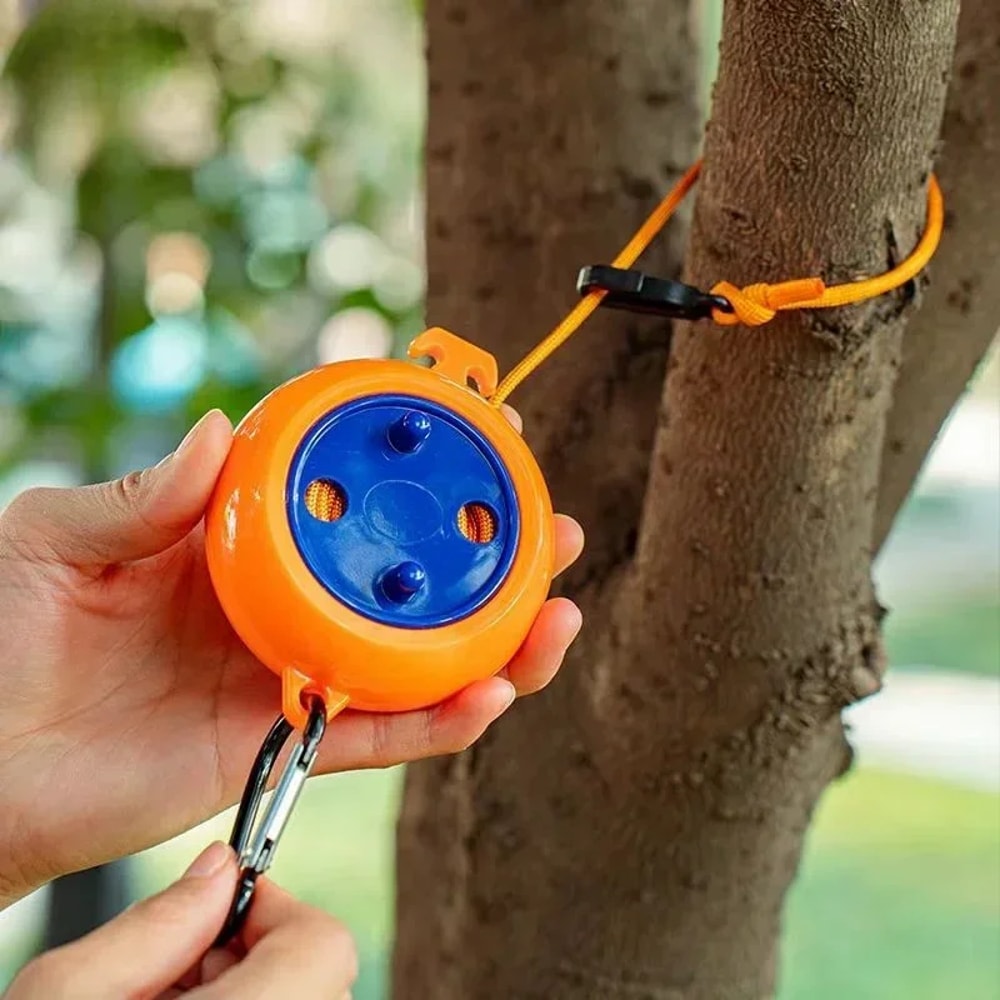 Portable Retractable Clothesline Windproof Anti Slip Laundry Drying Rope for Travel & Outdoor Use