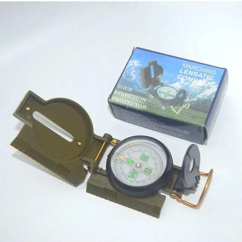 Military Grade Waterproof Precision Compass for Hiking & Survival Navigation