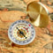 Vintage Pocket Watch Compass with Luminous Dial for Hiking & Outdoor Navigation