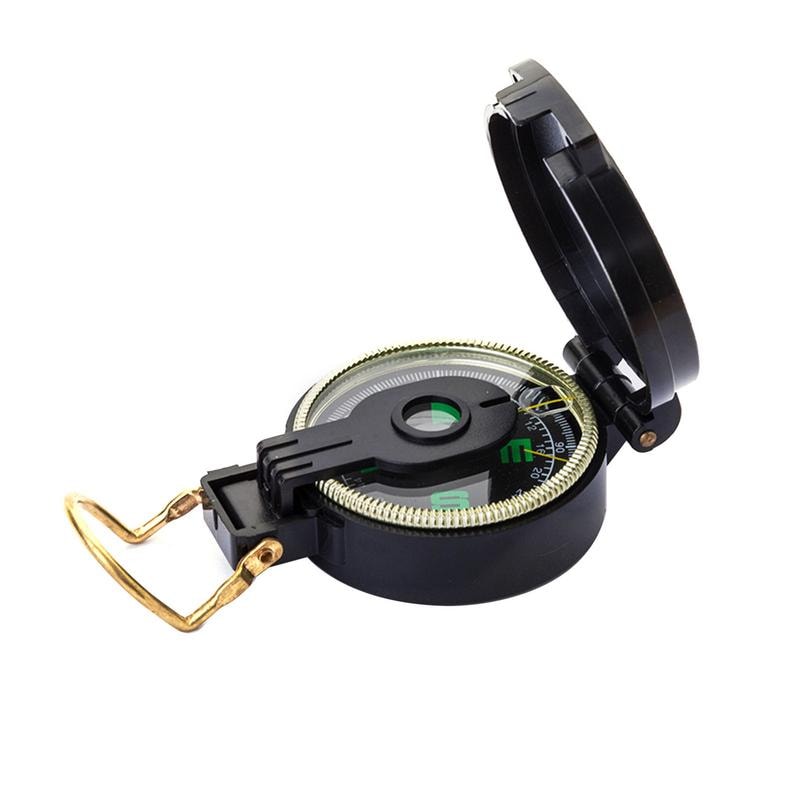 Military Lensatic Compass for Hiking & Survival Navigation